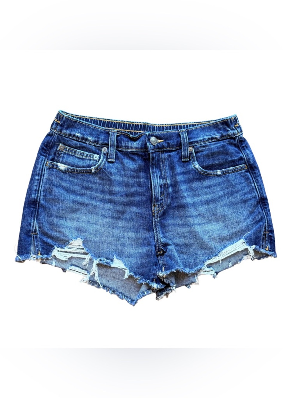 Aerie | Daydream Denim Shorts | Stretch Waist | Distressed Cutoff |